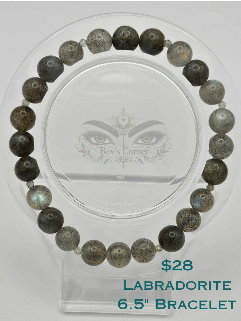 Handmade Labradorite Stretch Bracelet